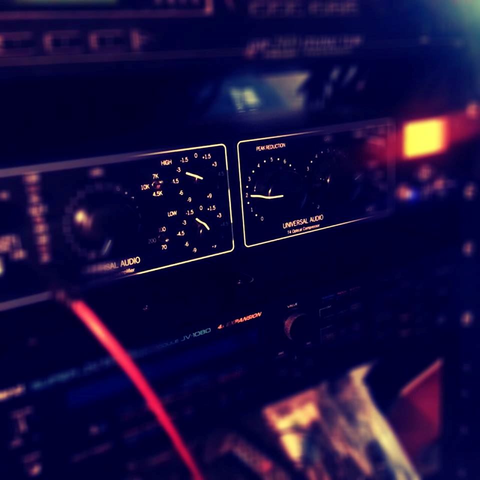 Audio Recording, Voice-over recording, Universal Audio channel strip LA-610 MkII for audio tracking 