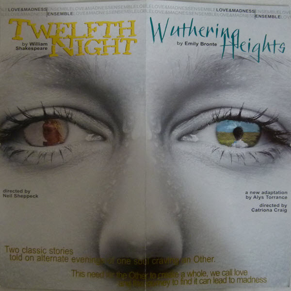 Flyer for "Wuthering Heights" a novel by Emily Bronte